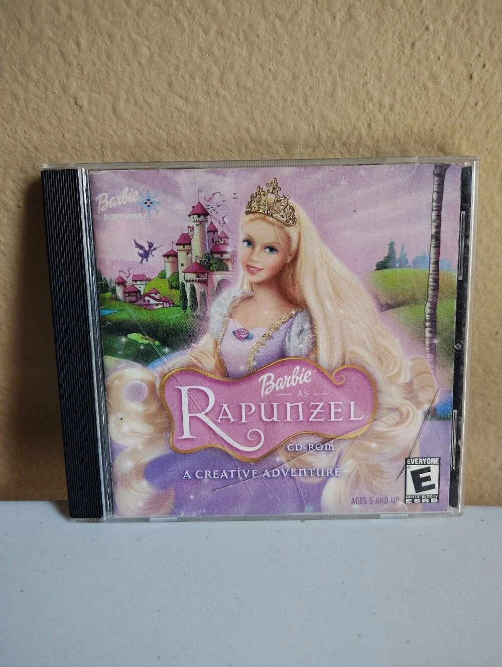 Barbie Rapunzel A Creative Adventure PC Game CD-ROM Mattel Rare Used Vintage